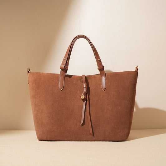 Autumn And Winter Advanced Maillard-style Retro Tote Bag