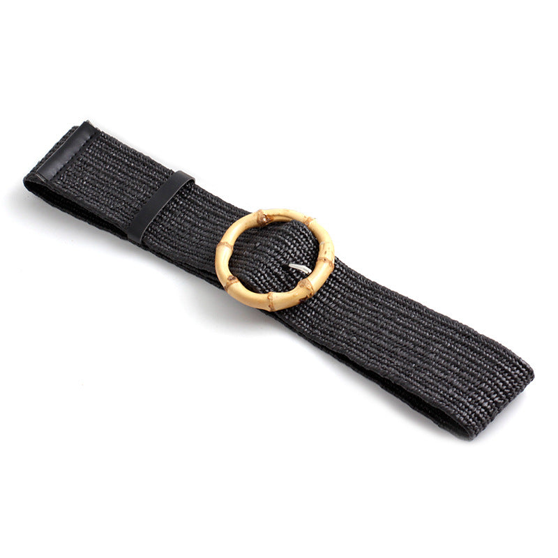 All-match stretch pants belt