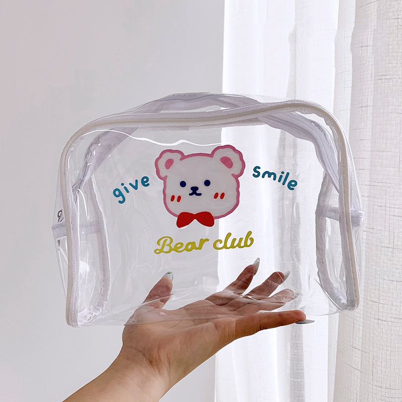 Women's Portable Pvc Simple Large-capacity Travel Wash Storage Bag