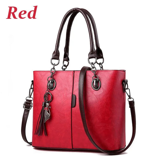 Designer Leather Crossbody Handbags for Women 2023 - Luxury Solid Shoulder Bags