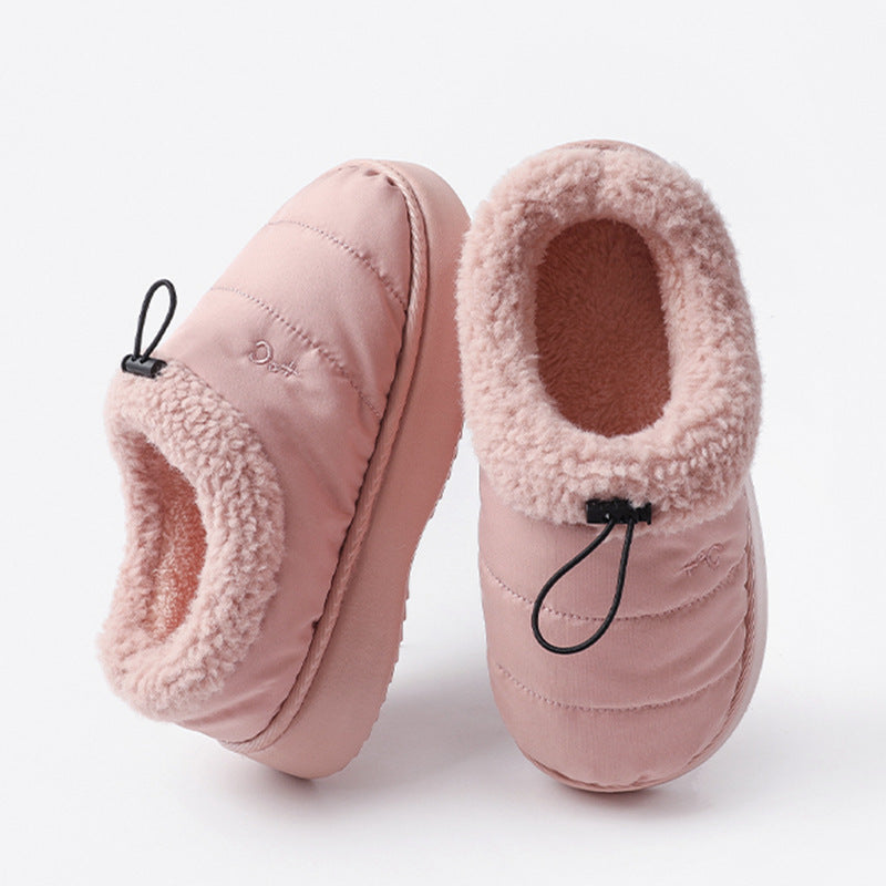 Cotton Slippers For Winter, Men And Women Adults, Furry Shoes, Indoor Cotton Shoes