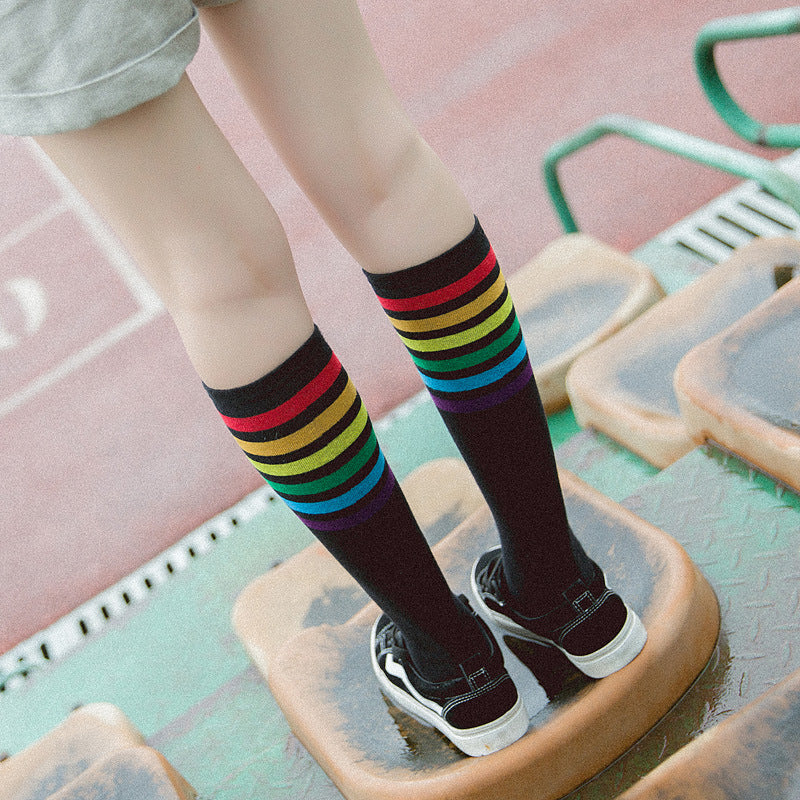 Spring and summer stockings knee stockings calf stockings