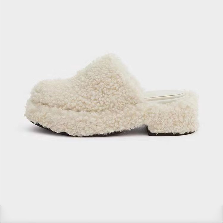Women's Fashion Personality Baotou Plush Shoes
