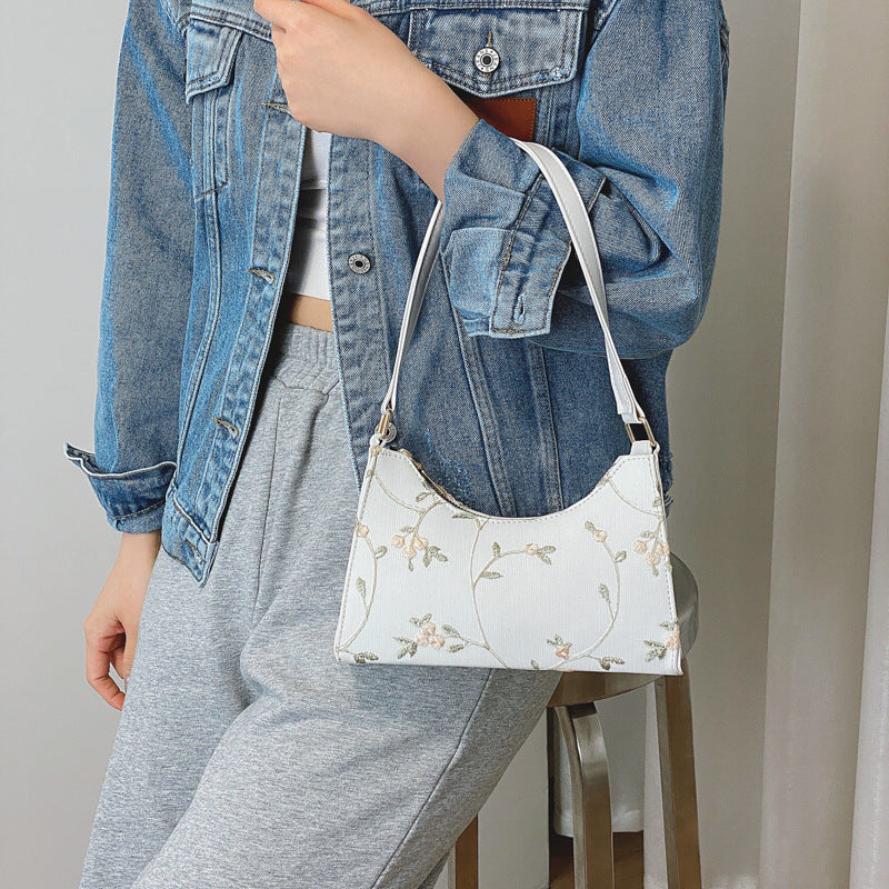 Transparent All-match Niche Lace Underarm Bag