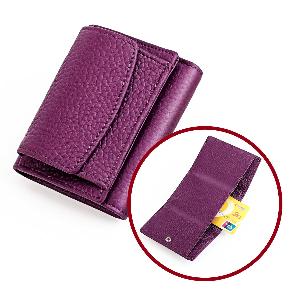 Anti Demagnetization Coin Loose Bag Wallet Short Style Women's Wallet