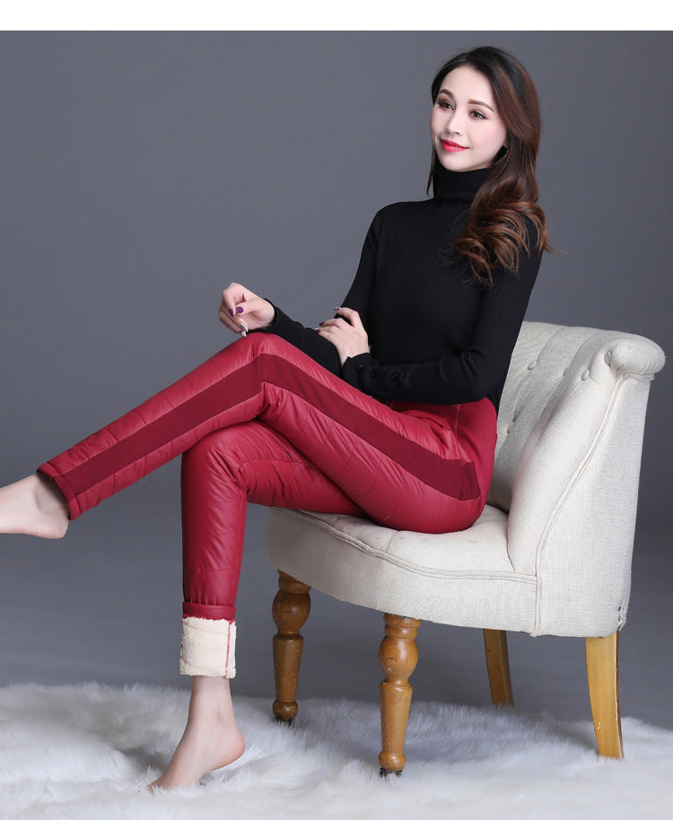 Down cotton pants