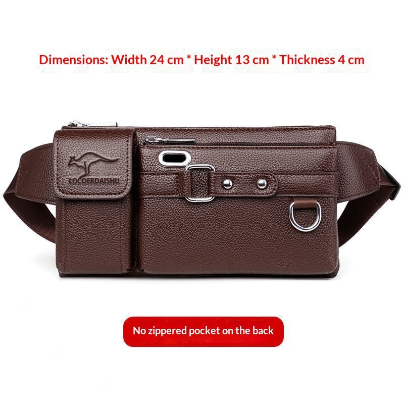 Herretaske til Talje Stor Kapacitet Multifunktionel Crossbody Taske