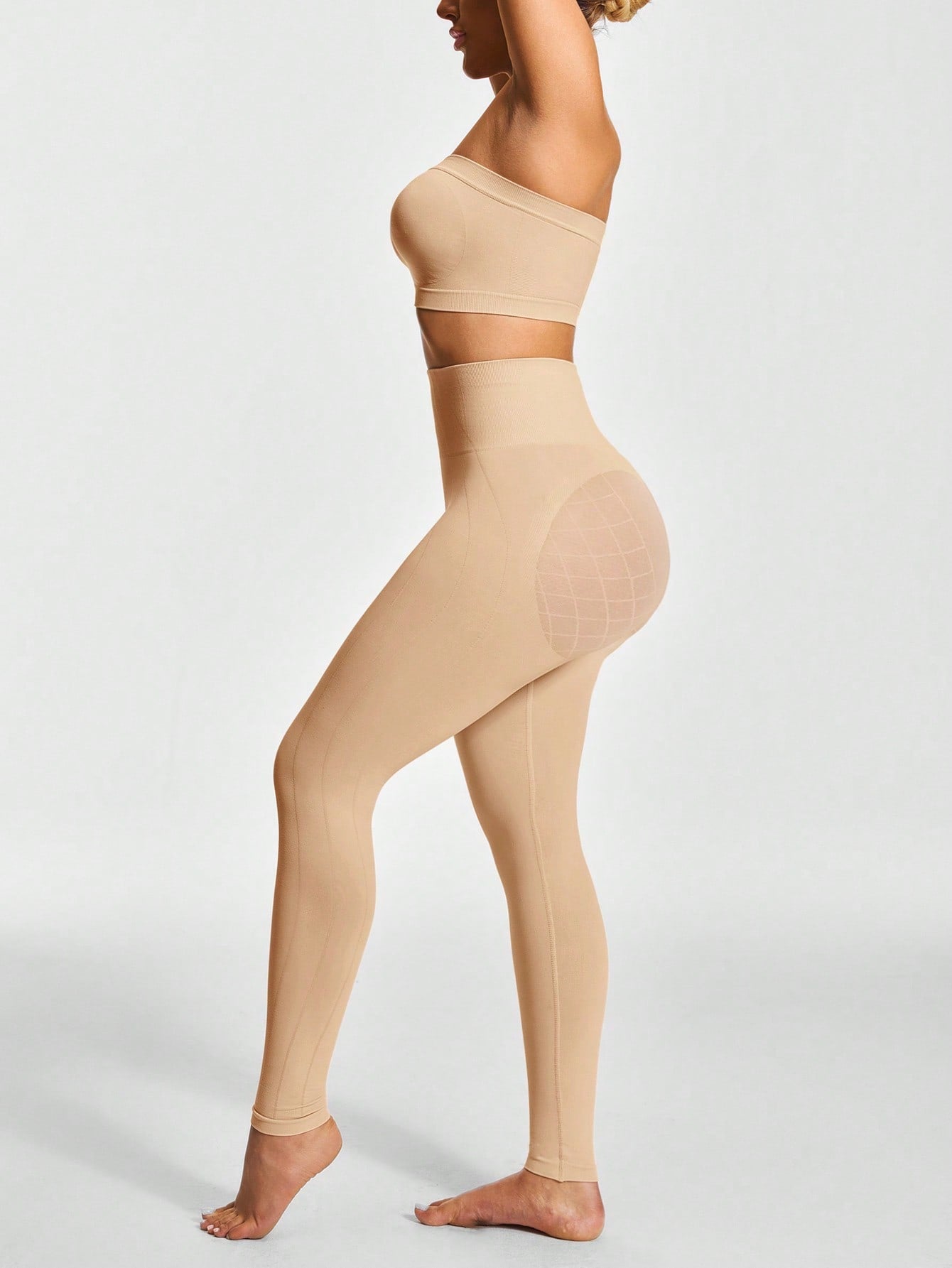 Women's Firm Control Full-Length Leggings - Butt-Lift & Tummy Thigh Contour