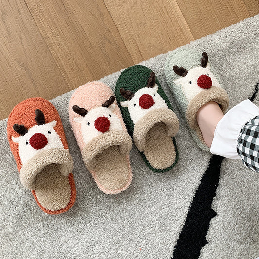 New Autumn And Winter Net Red Cute Elk Hair Shoes