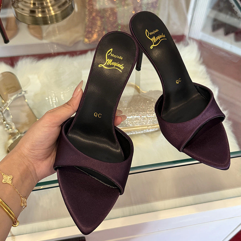 Women's High Heels Pointed Toe Strap Stiletto Sandals