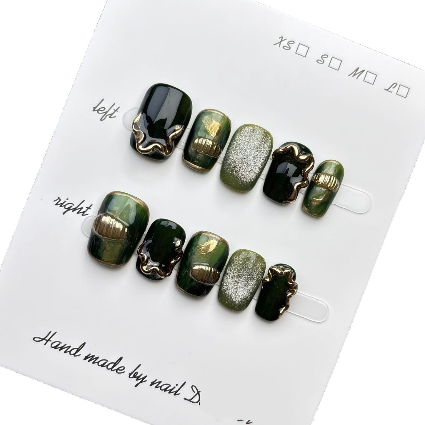 Entirely Handmade Wearable Nails With A Light-luxury High-end Vibe