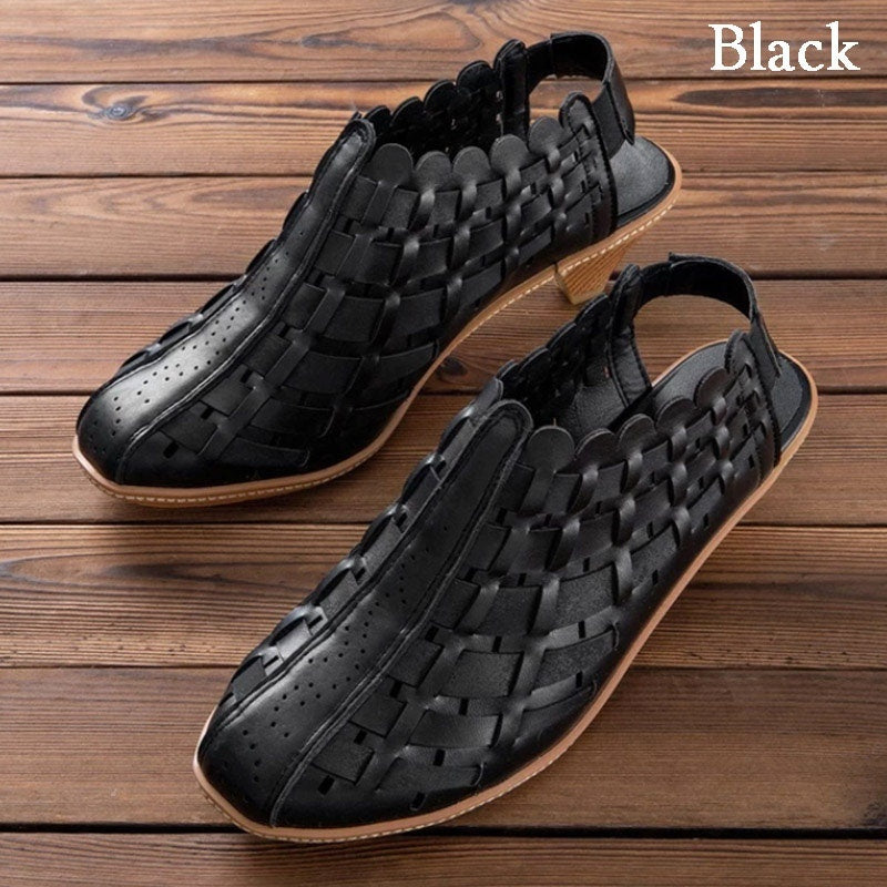 Woven characteristic women's boots