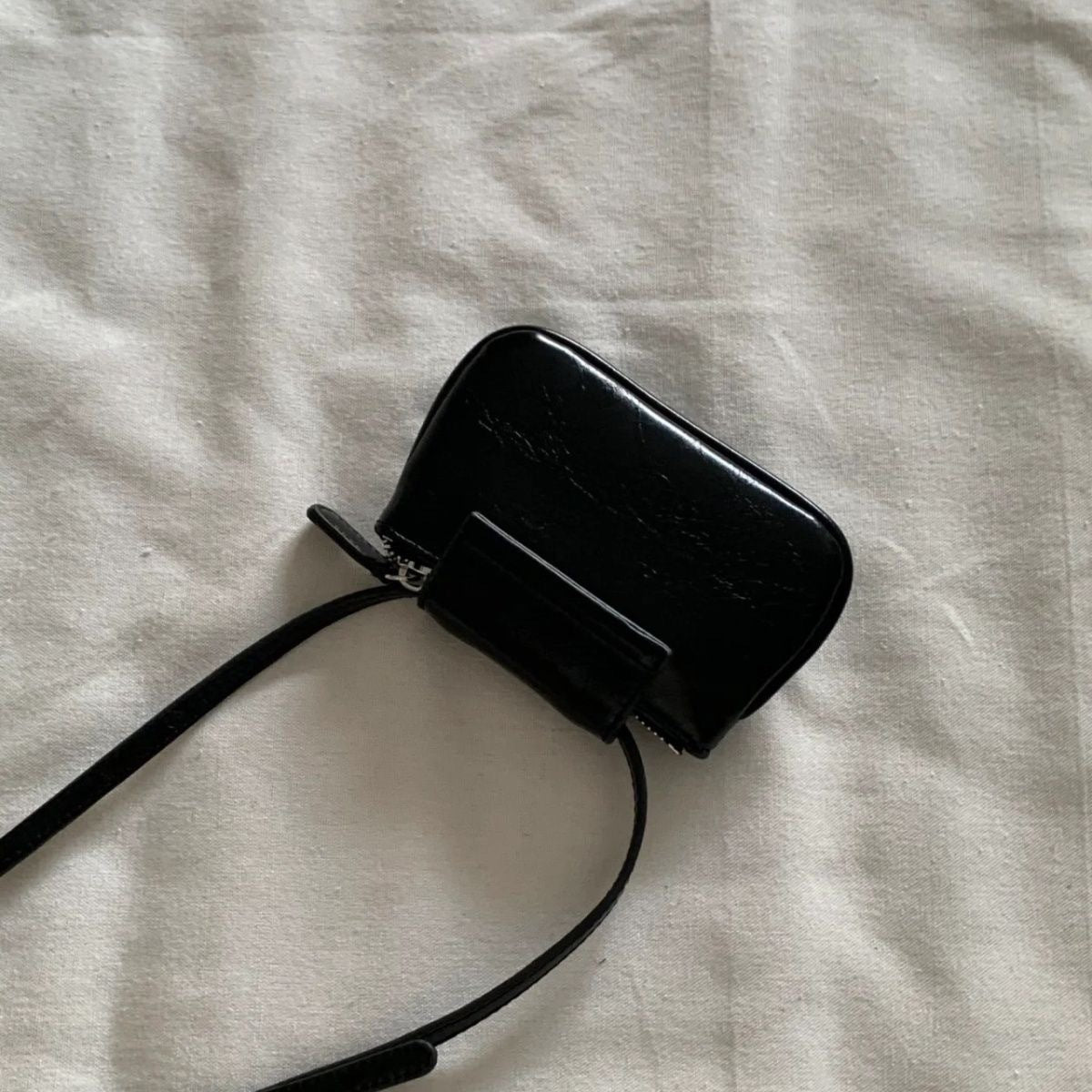 Sød Olievoksbehandlet Læder Kæde Skuldertaske/Crossbody Pung