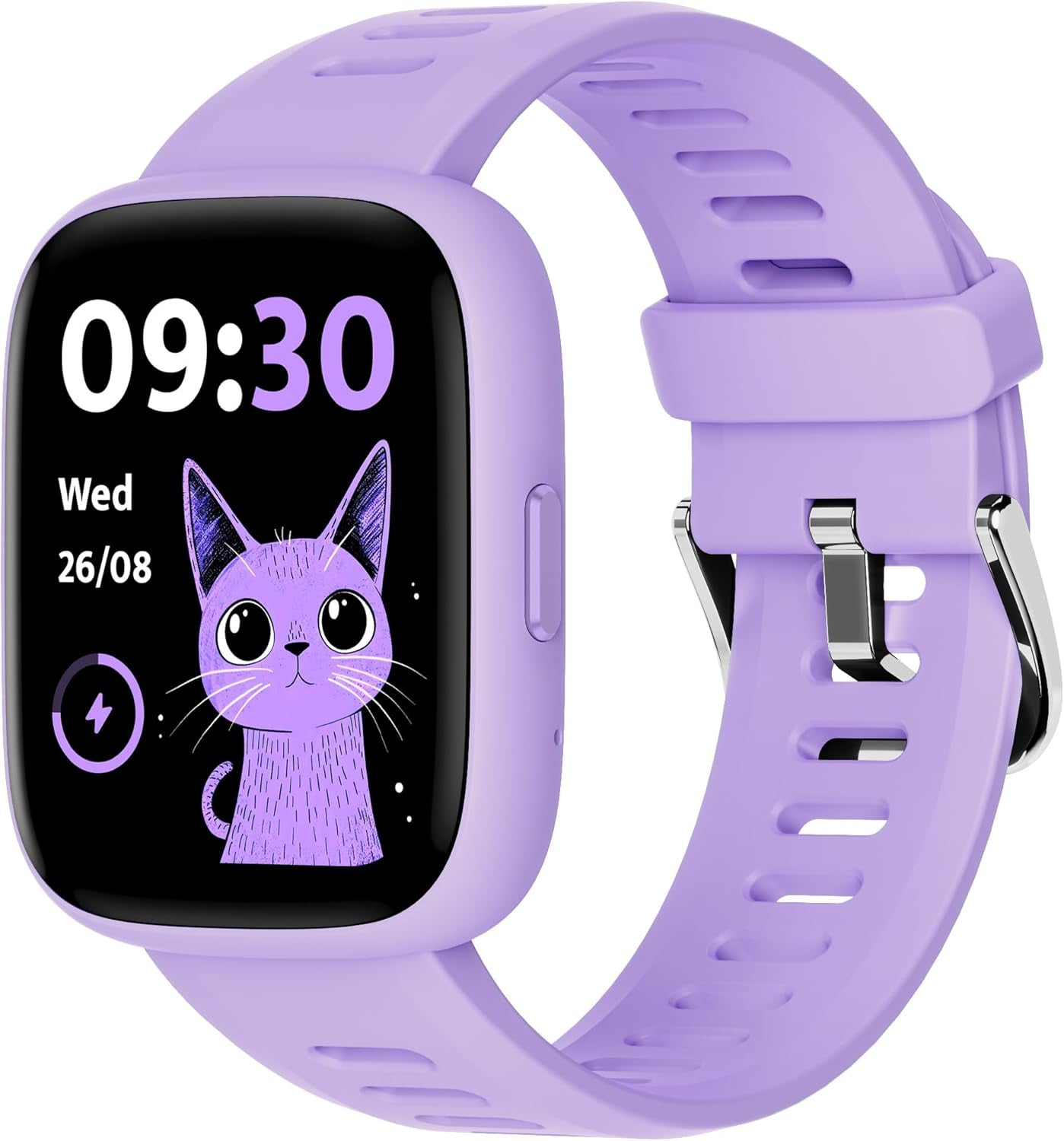 Smart Watch for Kids, 1.8" Fitness Tracker Watch Pedometer, Heart Rate, IP68 Waterproof, Sleep Monitor, Calorie Step Counter, 5 Puzzle Games With/Without APP for Girls Boys Teens 5-16