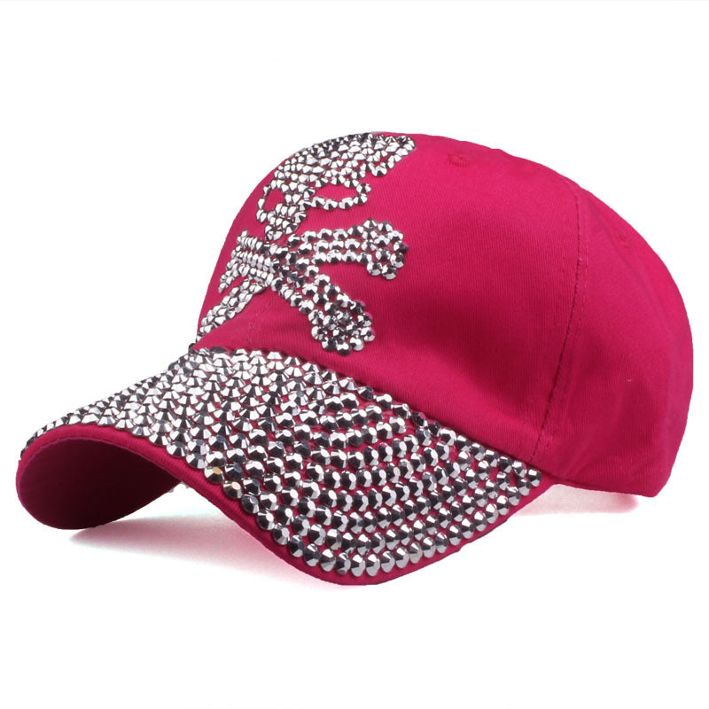 Skull And Diamond Baseball Sun Hat