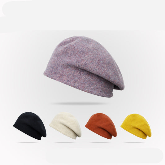 Knitted Wool Hat To Keep Warm Pile