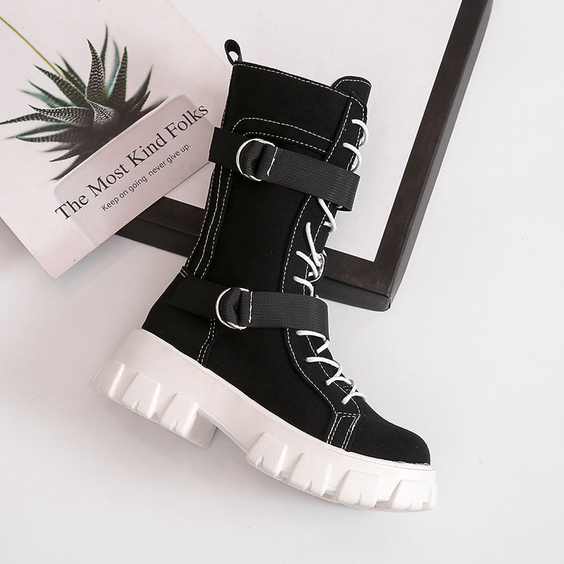 Net Celebrity Skinny Casual Inner Increase All-match Female Boots
