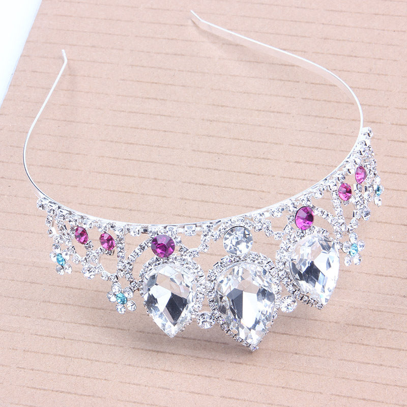 European Style Rhinestone Wedding Big Crown