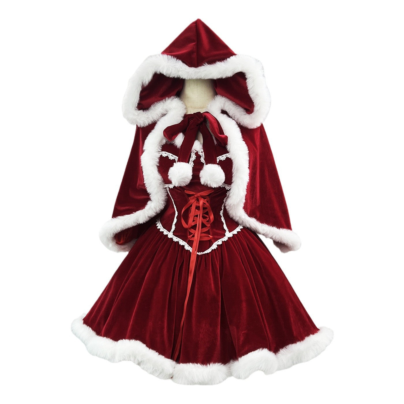 Celebrity-style Cosplay Dress Princess Christmas Outfit Performance Costume
