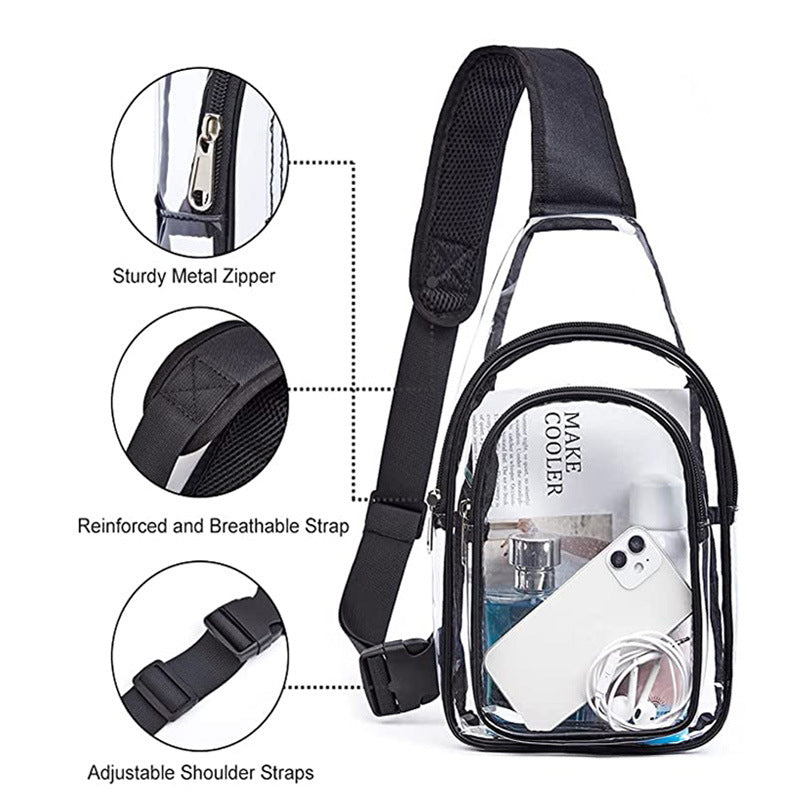Fashion Personality PVC Transparent Single-shoulder Bag