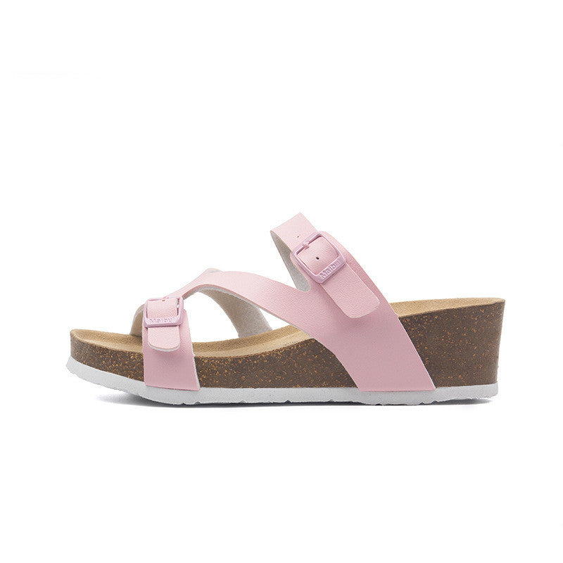 Increase Outdoor Beach Slope With Cork Slippers High Heels