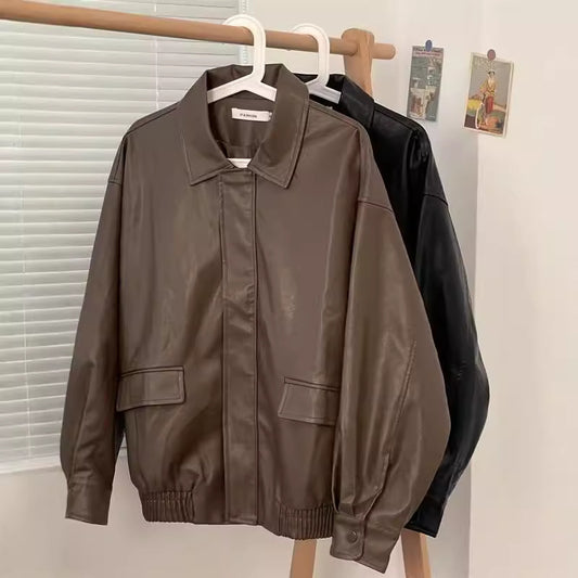 Men's Retro Coat Leather Jacket