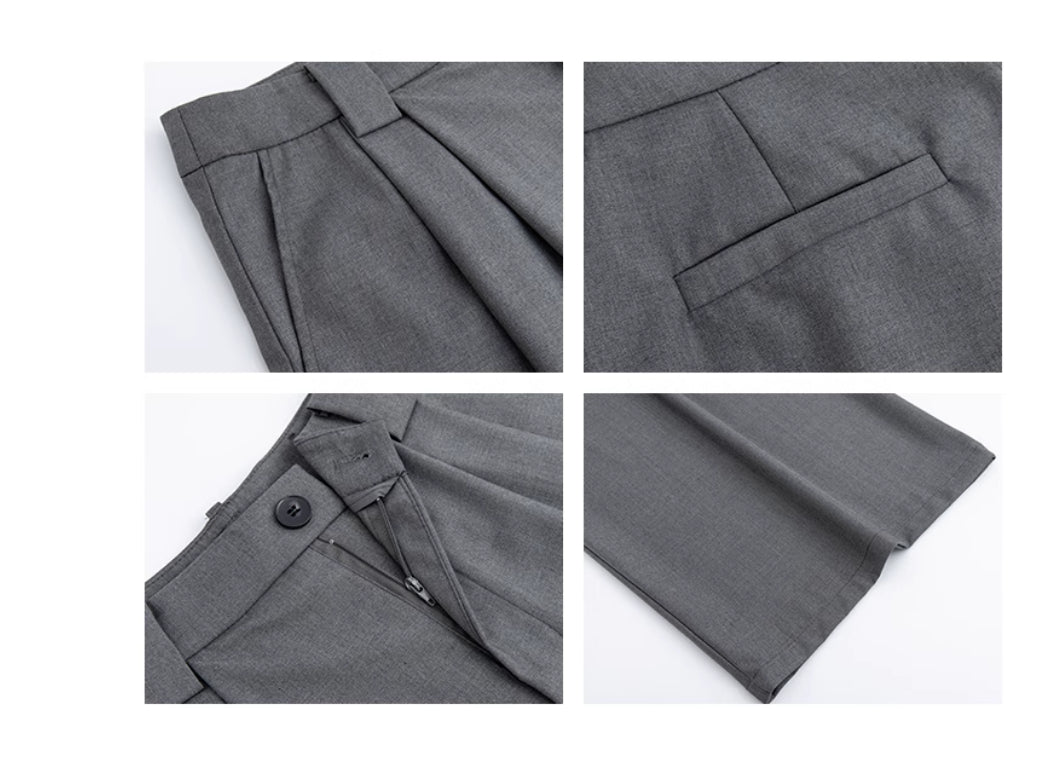 All-match Commute Straight Suit Pants