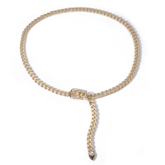Personalized Creative Chain Belt Waist Chain Simple Metal Chain Waist Belt