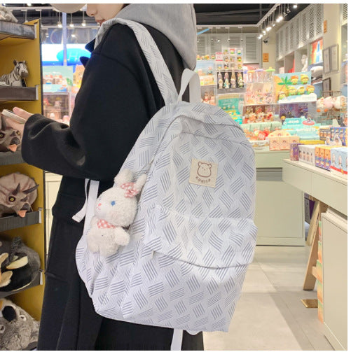 Japanese Backpack Junior High School Students Simple