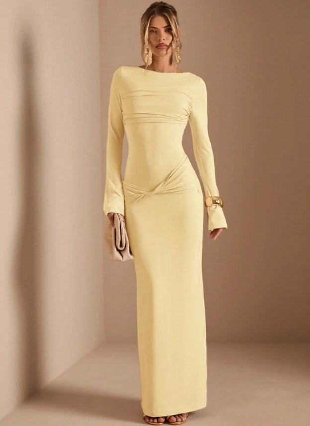Women's Fashion Temperament Slim Fit Dress