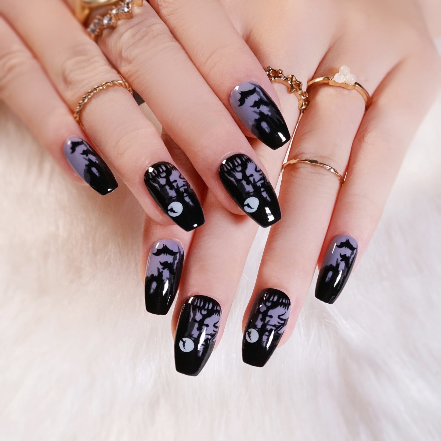Halloween Wear 3D Stereo Nail Shaped Piece