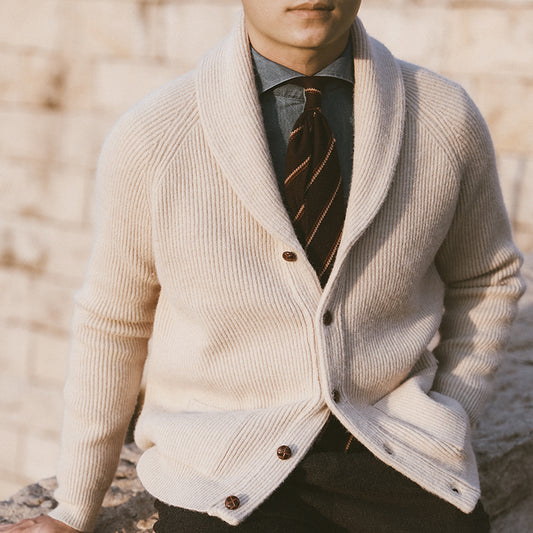 Herre Retro Casual Varm Sweater