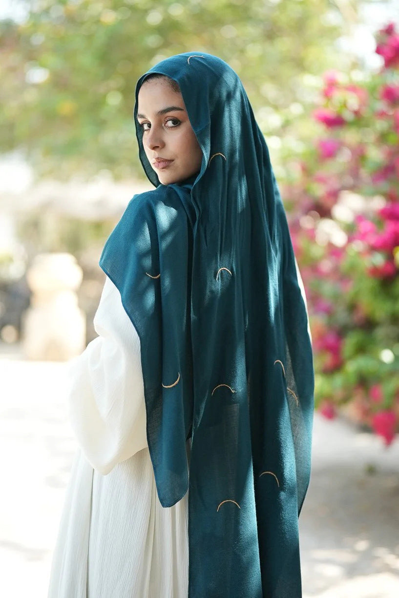 Satin Printed Hijab Printed Shawl Headscarf