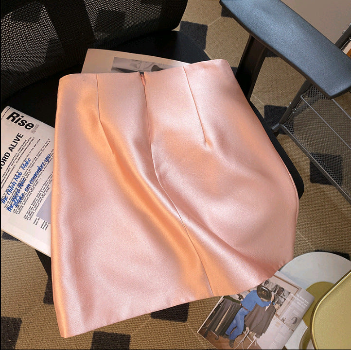 Embroidery Beads Flower Slim-fit Slimming Sheath Skirt For Women Summer