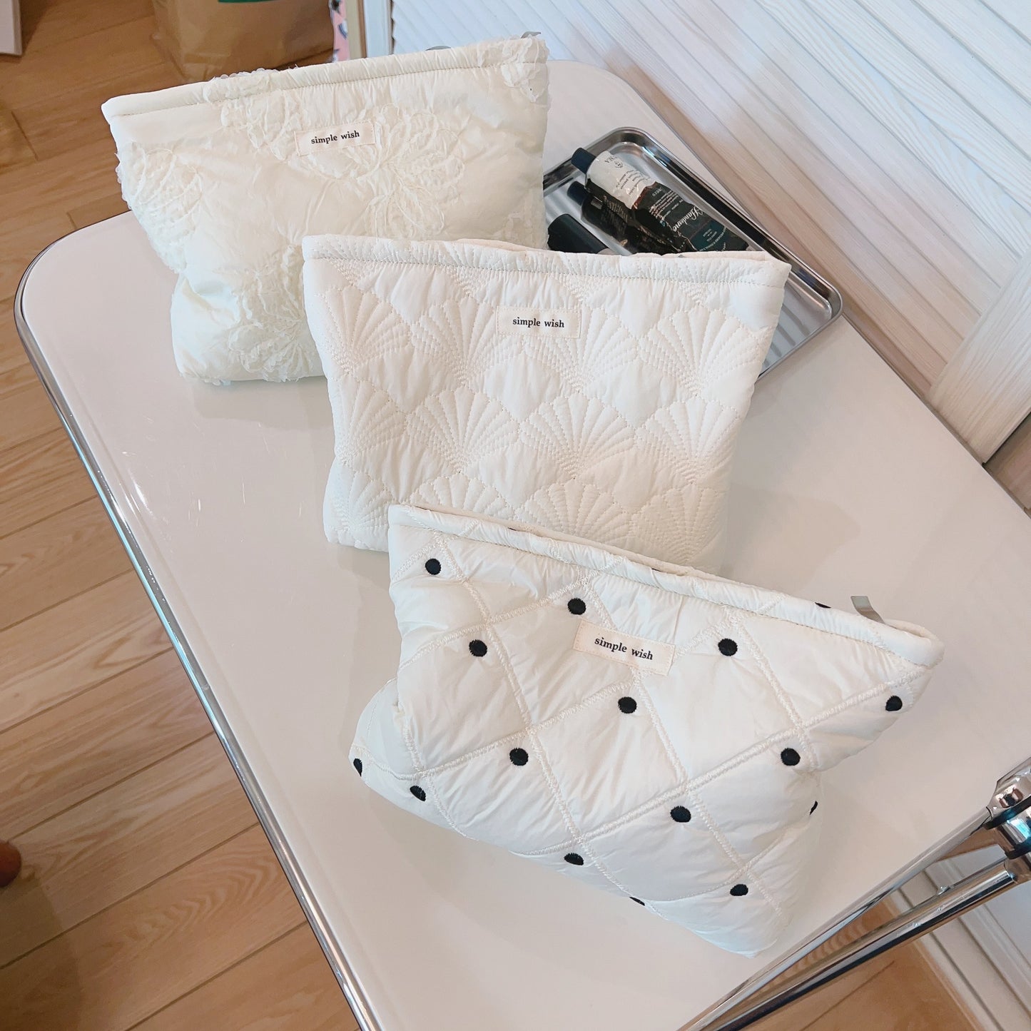 Women's Handbag Cosmetics Storage Bag Thick Soft
