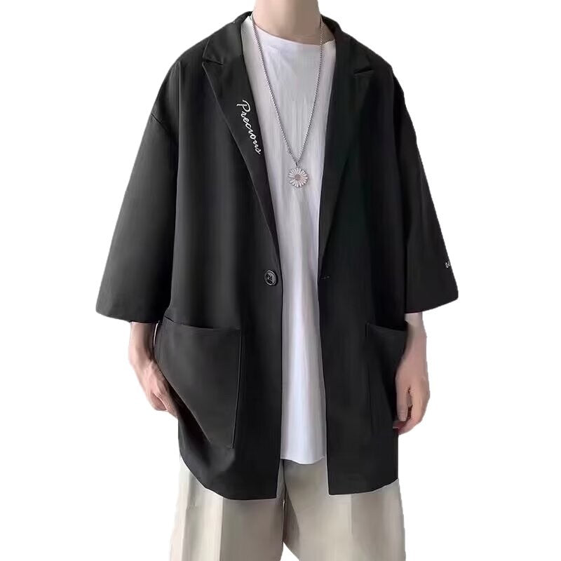New Summer Lightweight Cropped Sleeve Suit