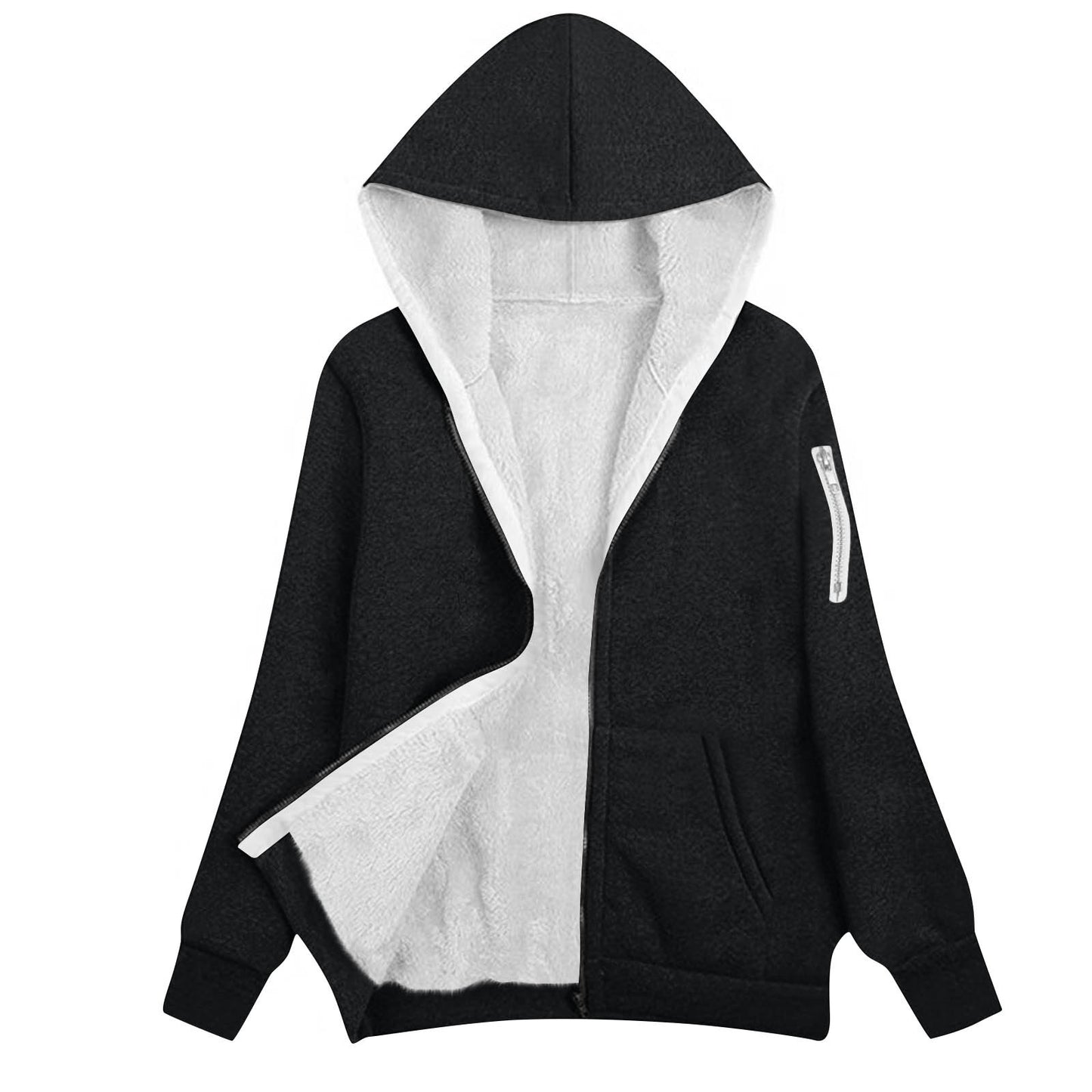 Thickened Hooded Warm Sweater Long Sleeve Loose