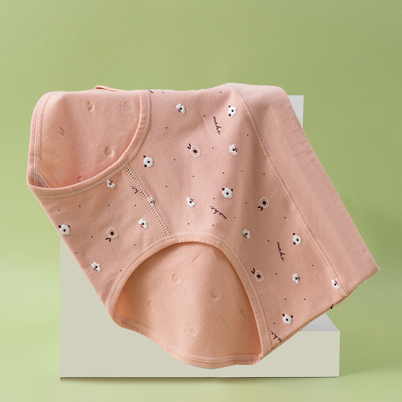 Antibacterial Cotton Women's Underwear Printing