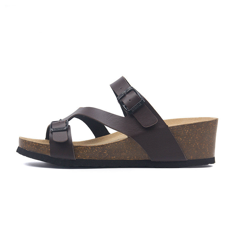 Increase Outdoor Beach Slope With Cork Slippers High Heels