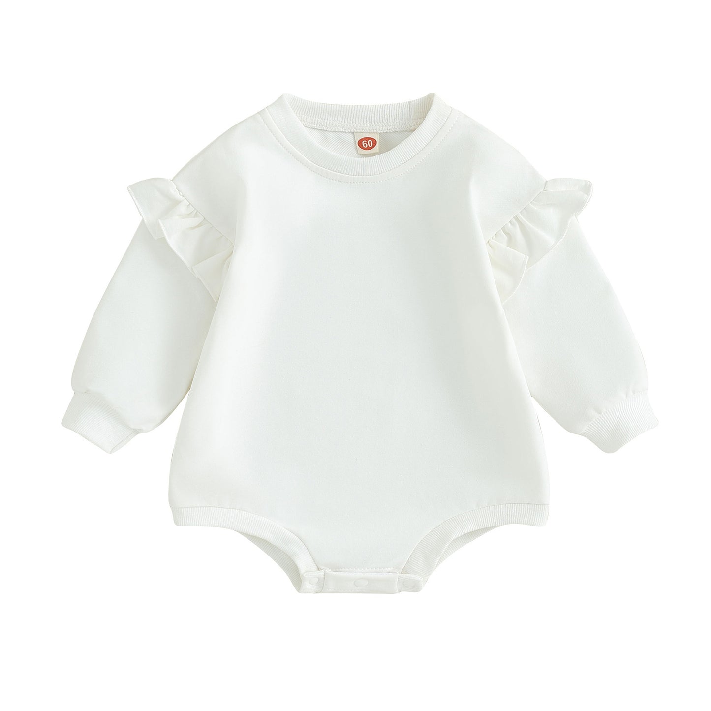 Sweet Ruffled Small Sweater Long Sleeve