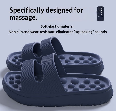 Women's Thick-Soled, Cushy Massage Slippers