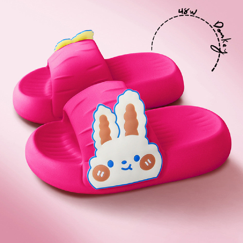 Indoor Home Thick Soled Rabbit Slippers