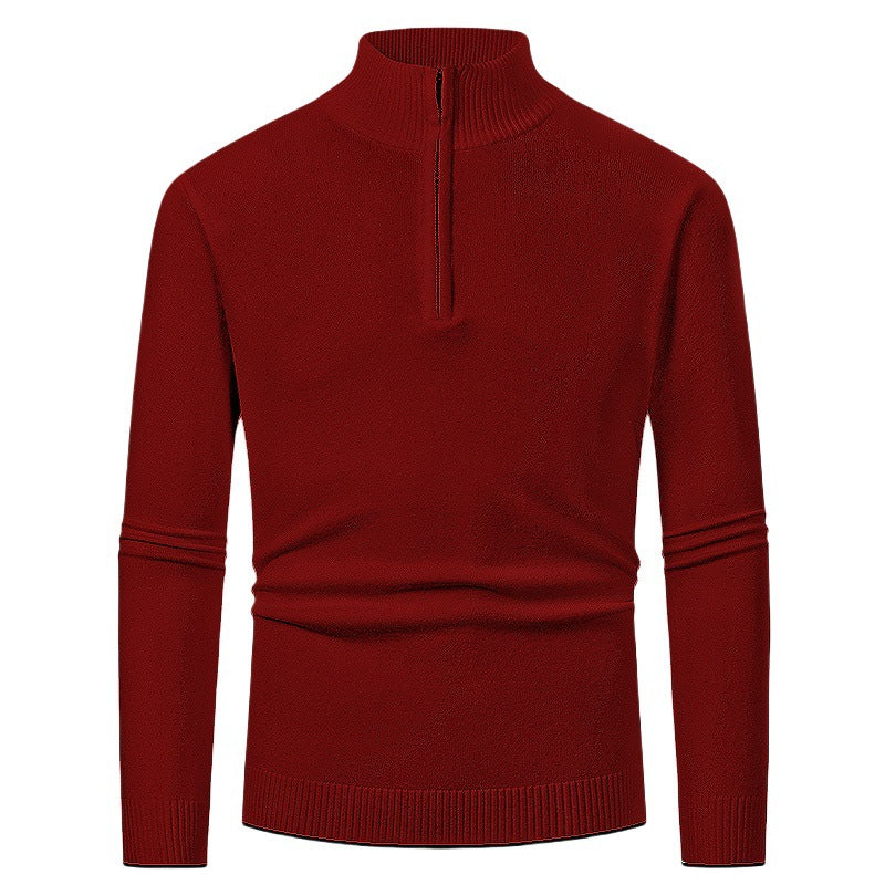 Fashion Trend Half Zipper Sweater