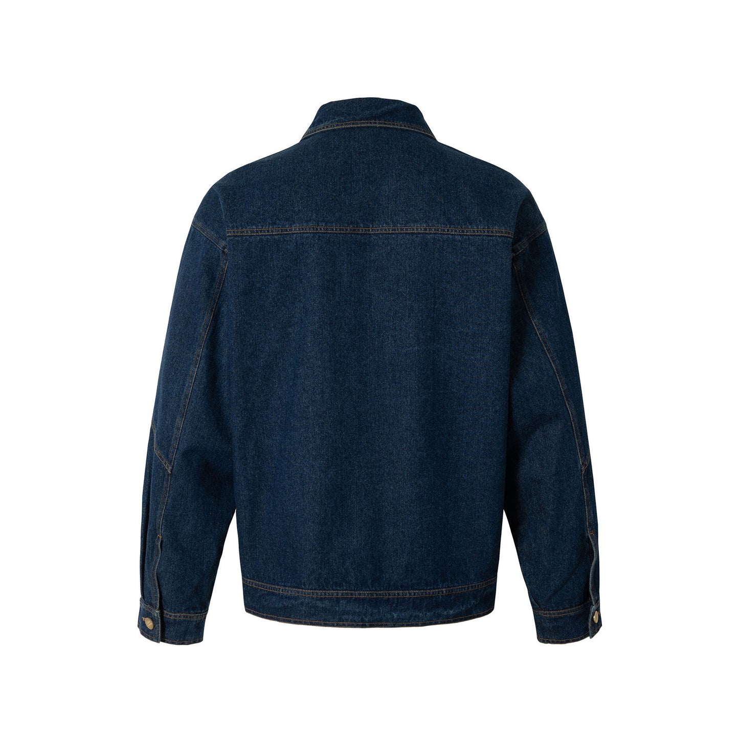 Retro Denim Jacket With Metal Stud Detailing