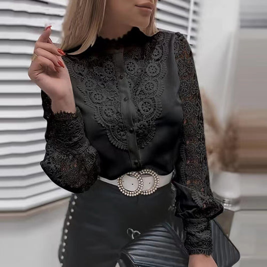 Stylish Minimalist Casual Womens Long Sleeve Top