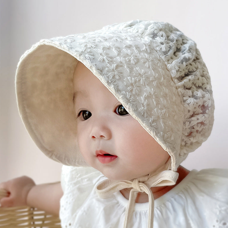 Baby Girl Lace Breathable Sun Hat