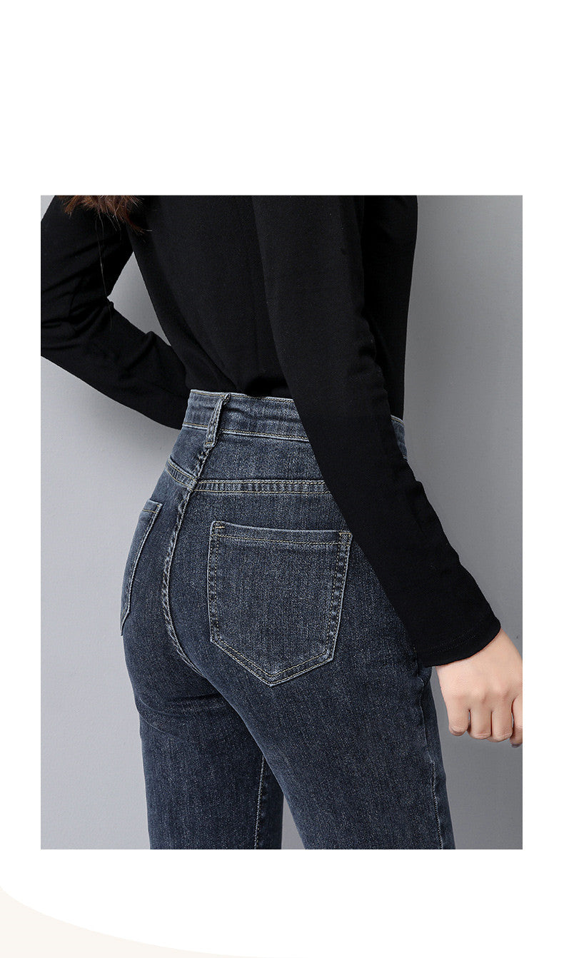 Women's Straight-leg Jeans Summer Spring And Autumn Clothes