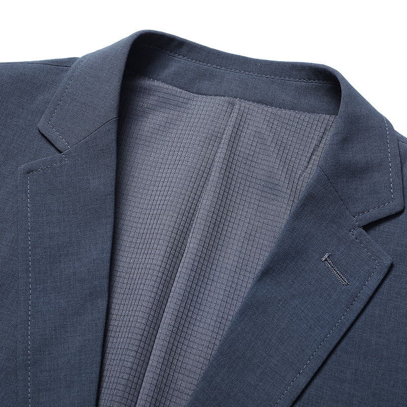 Spring And Autumn Thin Men's Suit Non-ironing Slim Fit