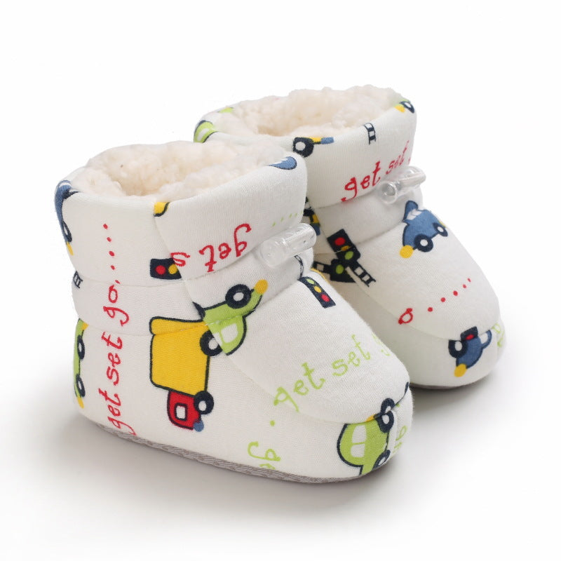 Winter Cartoon Casual Anti-drop Baby Shoes