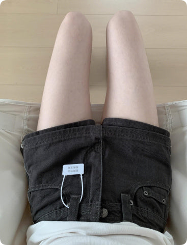 Slimming Short A-line Skirt For Pear-shaped Figures Women